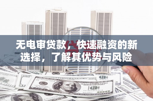 新抚无电审贷款，快速融资的新选择，了解其优势与风险