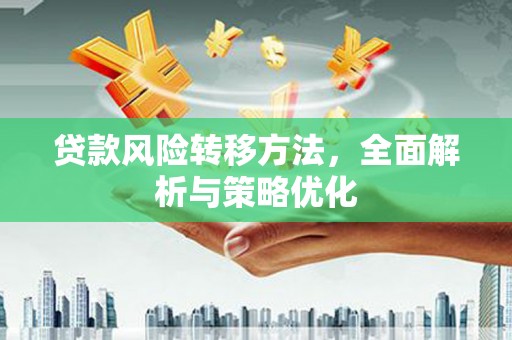 新抚贷款风险转移方法，全面解析与策略优化