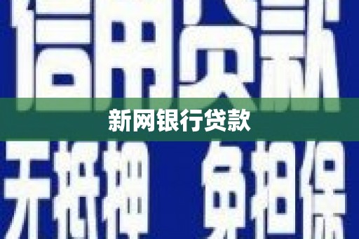 新抚新网银行贷款