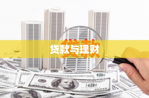 新抚贷款与理财