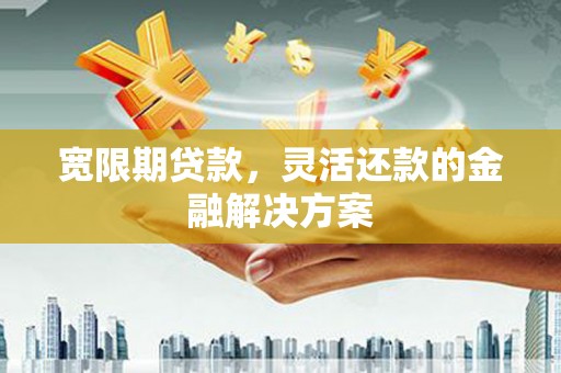 新抚宽限期贷款，灵活还款的金融解决方案