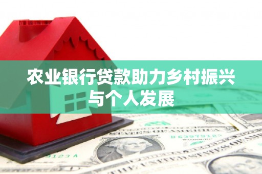 新抚农业银行贷款助力乡村振兴与个人发展