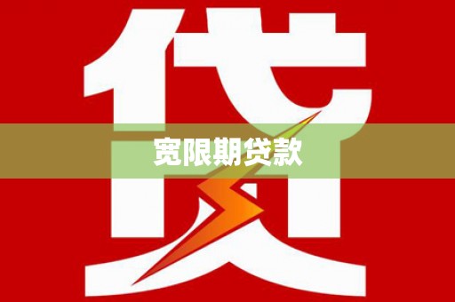 新抚宽限期贷款