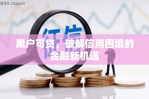 新抚黑户可贷，破解信用困境的金融新机遇