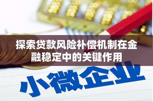 新抚探索贷款风险补偿机制在金融稳定中的关键作用