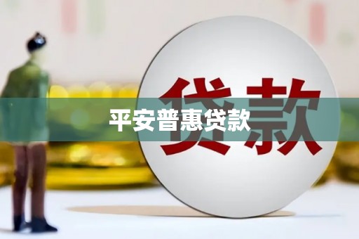 新抚平安普惠贷款